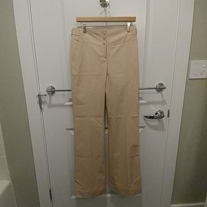 Bally tan pants Size 6 NWT very long